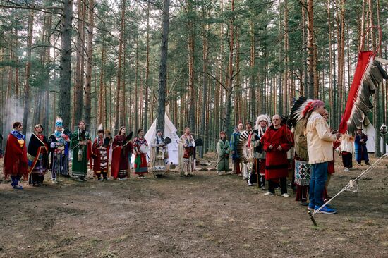 Фестиваль индейской культуры в Ленинградской области