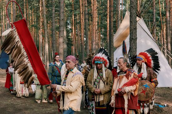 Фестиваль индейской культуры в Ленинградской области