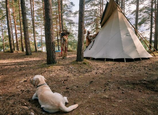 Фестиваль индейской культуры в Ленинградской области