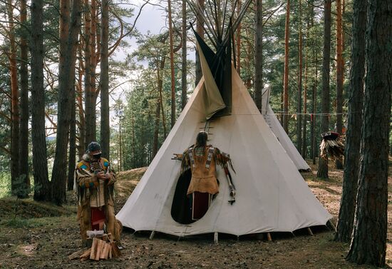 Фестиваль индейской культуры в Ленинградской области