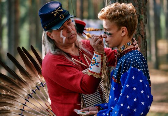 Фестиваль индейской культуры в Ленинградской области