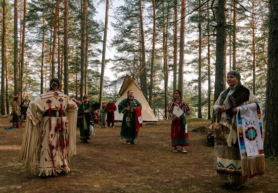 Фестиваль индейской культуры в Ленинградской области