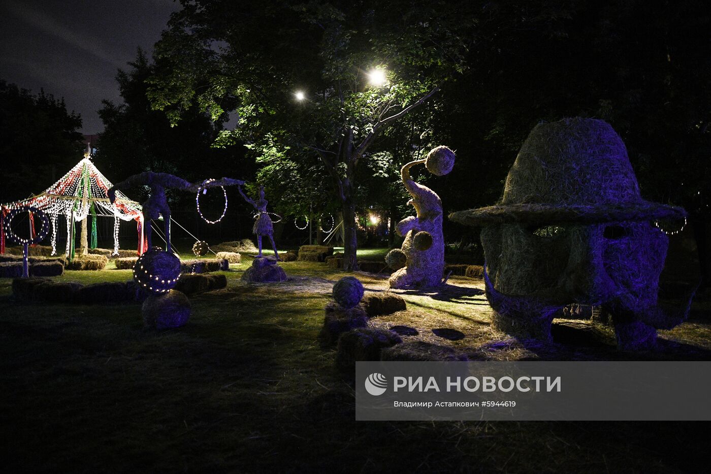 Gardens Night Light в рамках Moscow Flower Show 