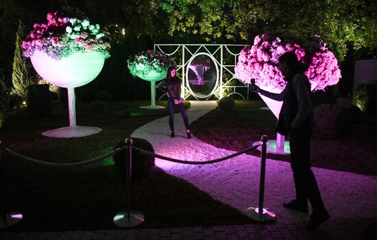Gardens Night Light в рамках Moscow Flower Show 