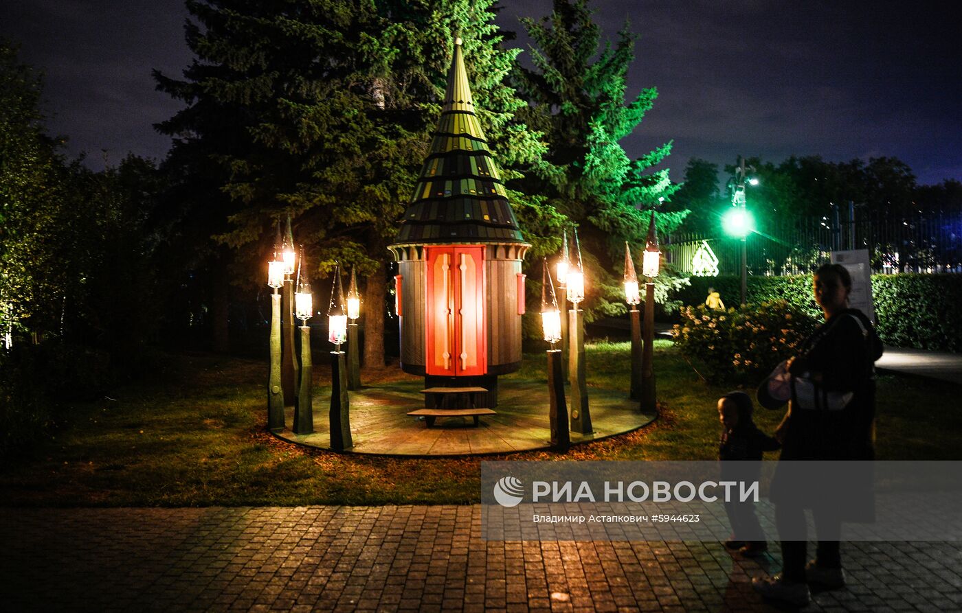 Gardens Night Light в рамках Moscow Flower Show 