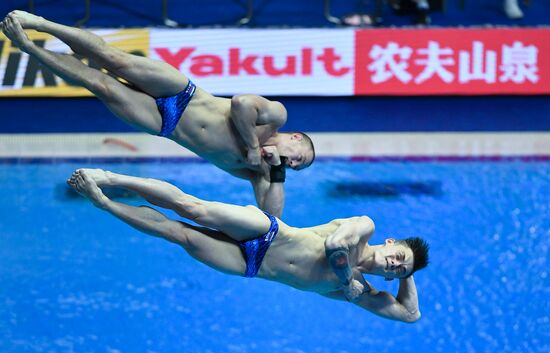 Чемпионат мира FINA 2019. Синхронные прыжки в воду. Мужчины. Трамплин 3 м