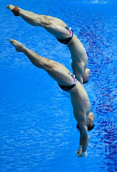 Чемпионат мира FINA 2019. Синхронные прыжки в воду. Мужчины. Трамплин 3 м
