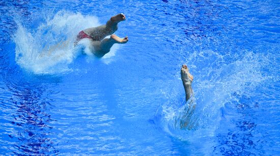 Чемпионат мира FINA 2019. Синхронные прыжки в воду. Мужчины. Трамплин 3 м