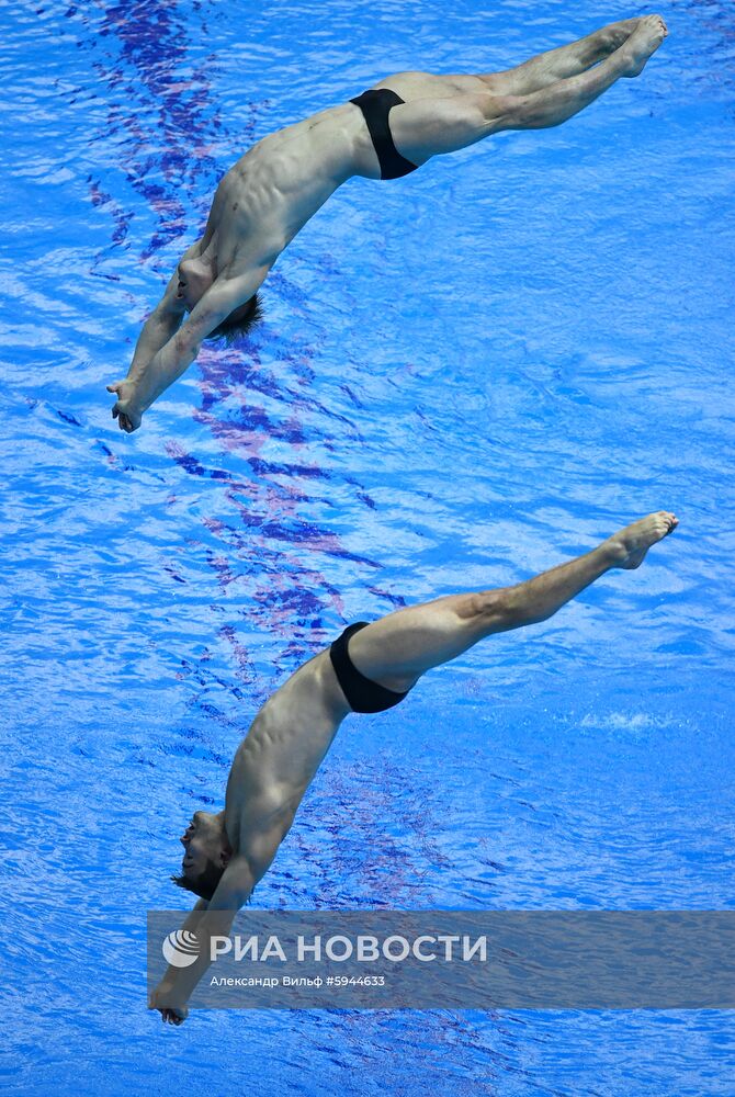 Чемпионат мира FINA 2019. Синхронные прыжки в воду. Мужчины. Трамплин 3 м