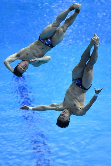 Чемпионат мира FINA 2019. Синхронные прыжки в воду. Мужчины. Трамплин 3 м