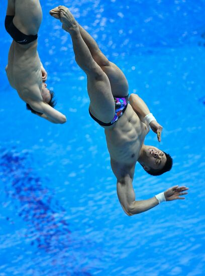 Чемпионат мира FINA 2019. Синхронные прыжки в воду. Мужчины. Трамплин 3 м