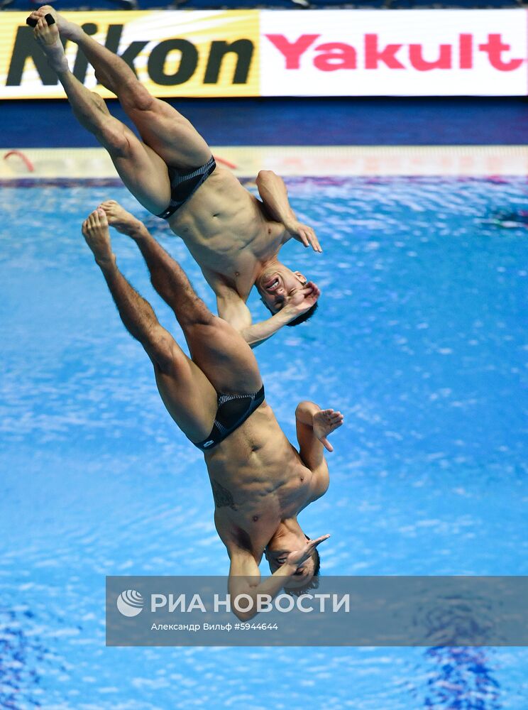 Чемпионат мира FINA 2019. Синхронные прыжки в воду. Мужчины. Трамплин 3 м