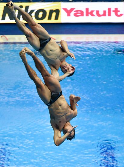 Чемпионат мира FINA 2019. Синхронные прыжки в воду. Мужчины. Трамплин 3 м