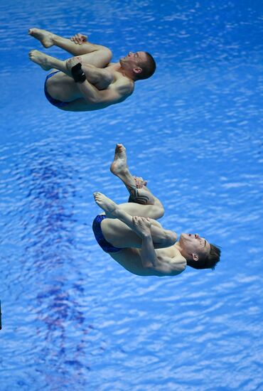 Чемпионат мира FINA 2019. Синхронные прыжки в воду. Мужчины. Трамплин 3 м