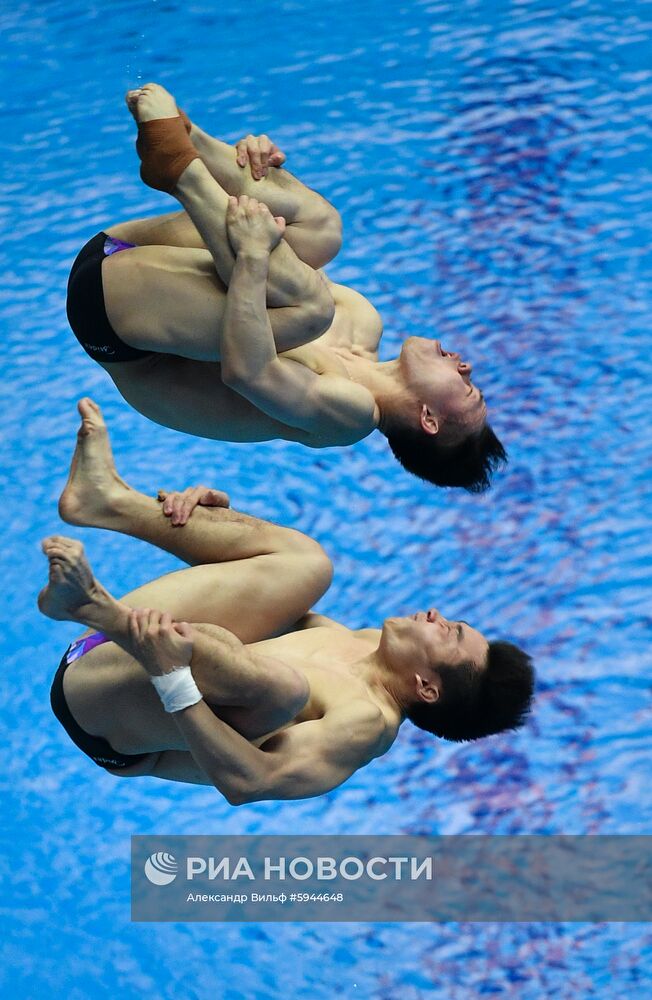 Чемпионат мира FINA 2019. Синхронные прыжки в воду. Мужчины. Трамплин 3 м