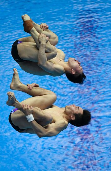 Чемпионат мира FINA 2019. Синхронные прыжки в воду. Мужчины. Трамплин 3 м