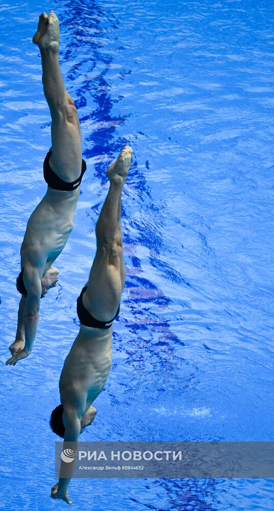 Чемпионат мира FINA 2019. Синхронные прыжки в воду. Мужчины. Трамплин 3 м