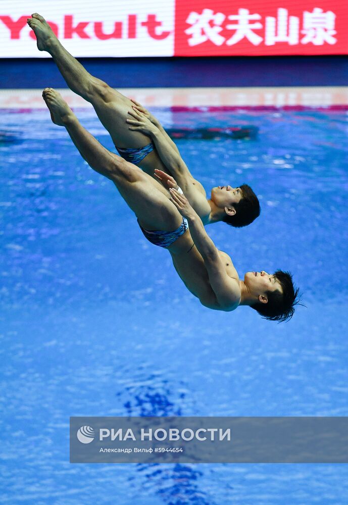 Чемпионат мира FINA 2019. Синхронные прыжки в воду. Мужчины. Трамплин 3 м