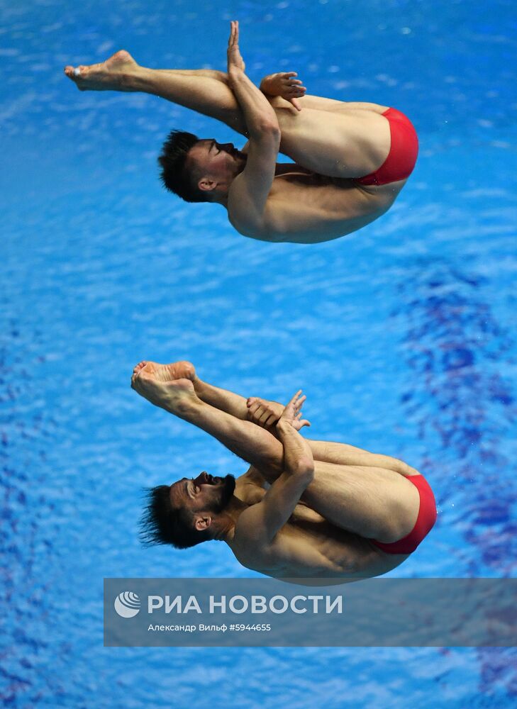 Чемпионат мира FINA 2019. Синхронные прыжки в воду. Мужчины. Трамплин 3 м