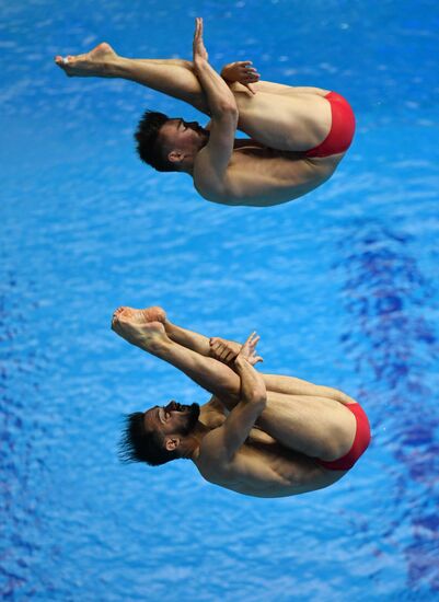 Чемпионат мира FINA 2019. Синхронные прыжки в воду. Мужчины. Трамплин 3 м