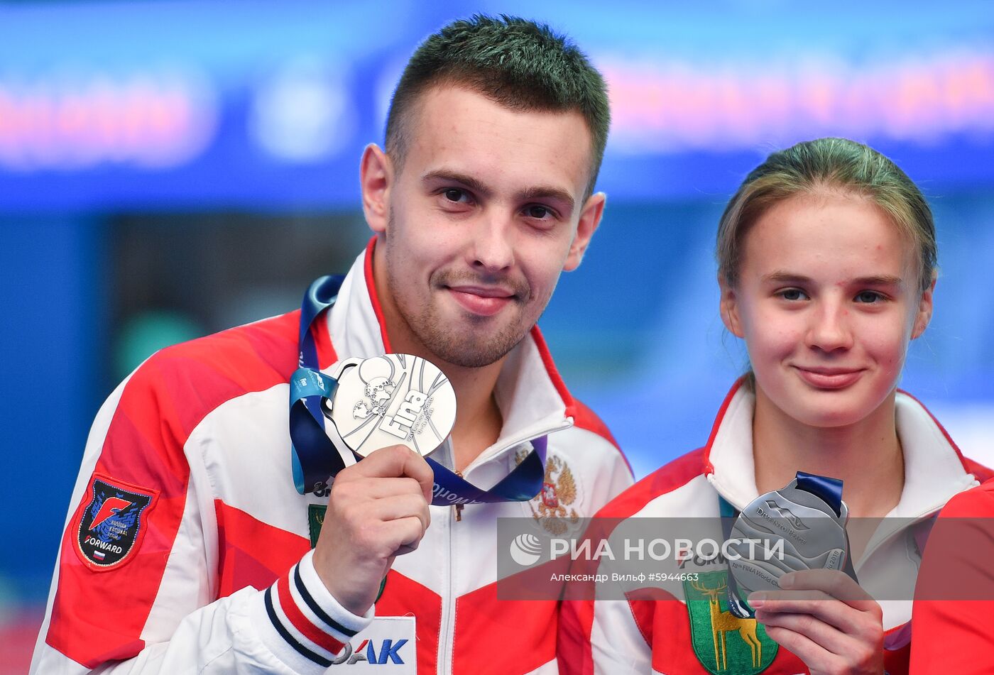 Чемпионат мира FINA 2019. Синхронные прыжки в воду. Смешанные дуэты. Вышка 10 м