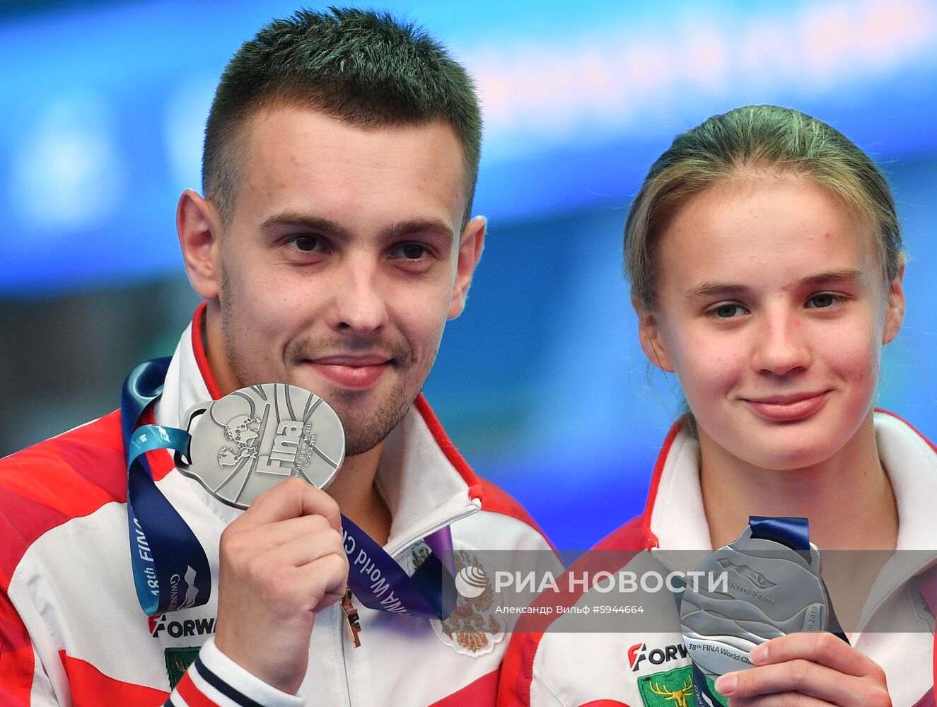 Чемпионат мира FINA 2019. Синхронные прыжки в воду. Смешанные дуэты. Вышка 10 м