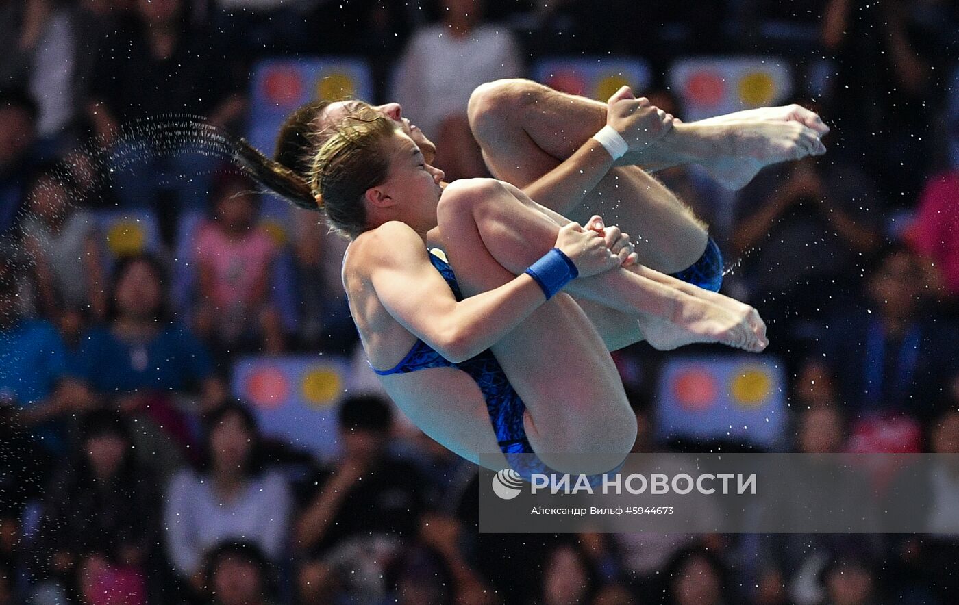 Чемпионат мира FINA 2019. Синхронные прыжки в воду. Смешанные дуэты. Вышка 10 м