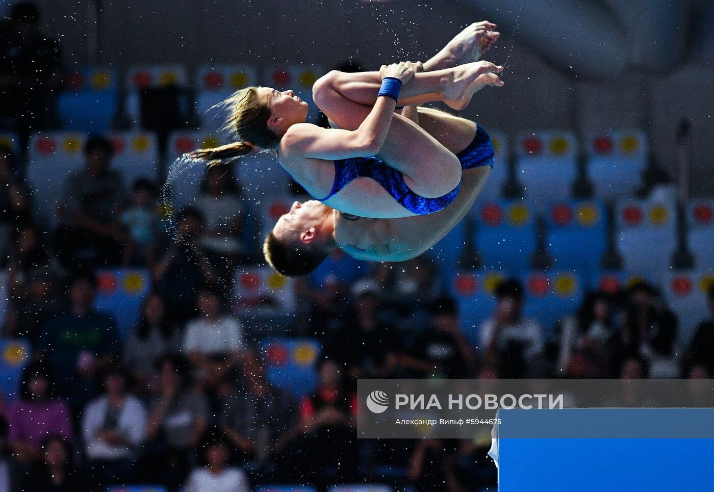 Чемпионат мира FINA 2019. Синхронные прыжки в воду. Смешанные дуэты. Вышка 10 м