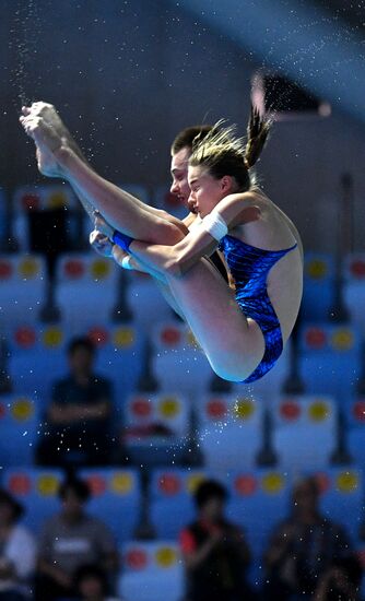 Чемпионат мира FINA 2019. Синхронные прыжки в воду. Смешанные дуэты. Вышка 10 м