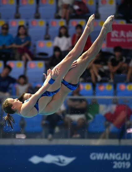 Чемпионат мира FINA 2019. Синхронные прыжки в воду. Смешанные дуэты. Вышка 10 м