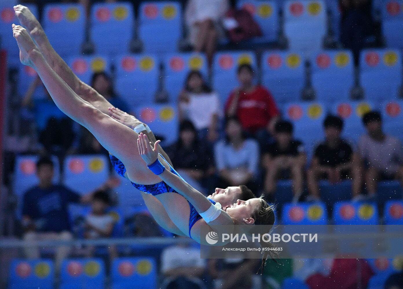 Чемпионат мира FINA 2019. Синхронные прыжки в воду. Смешанные дуэты. Вышка 10 м