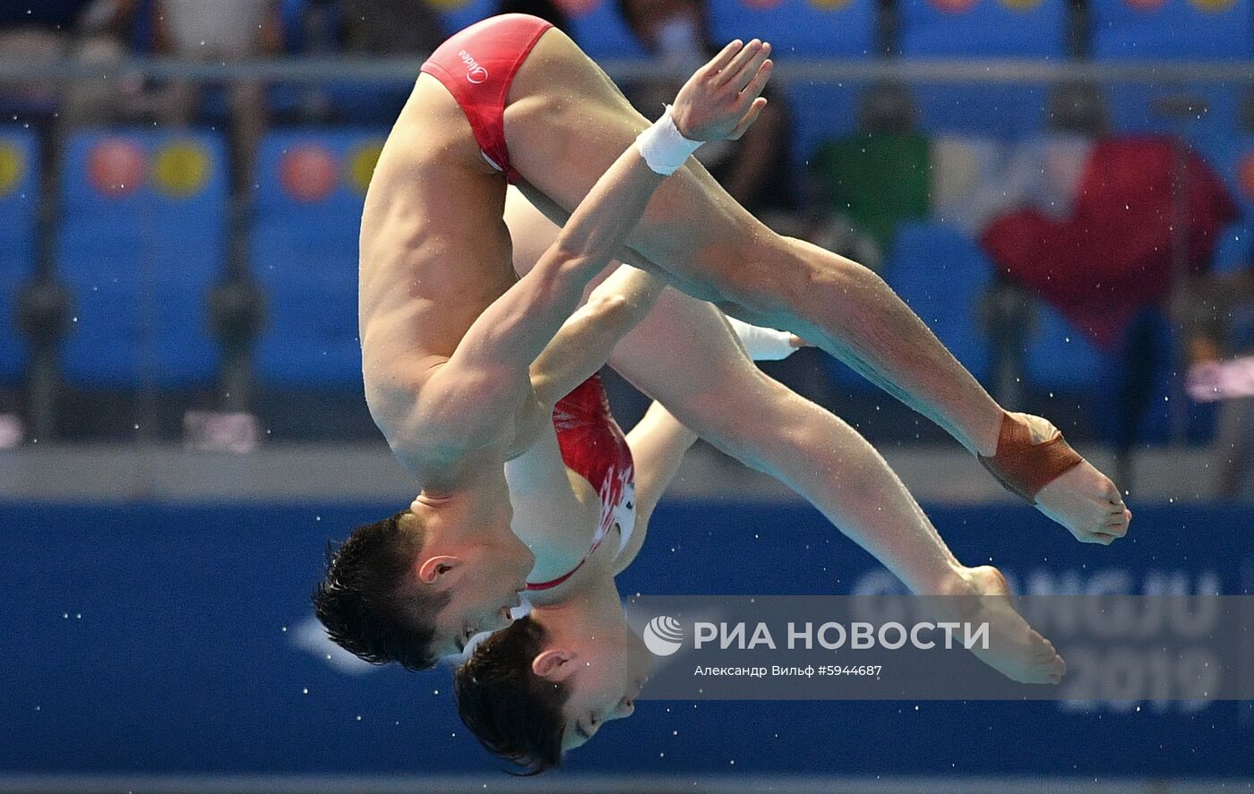 Чемпионат мира FINA 2019. Синхронные прыжки в воду. Смешанные дуэты. Вышка 10 м