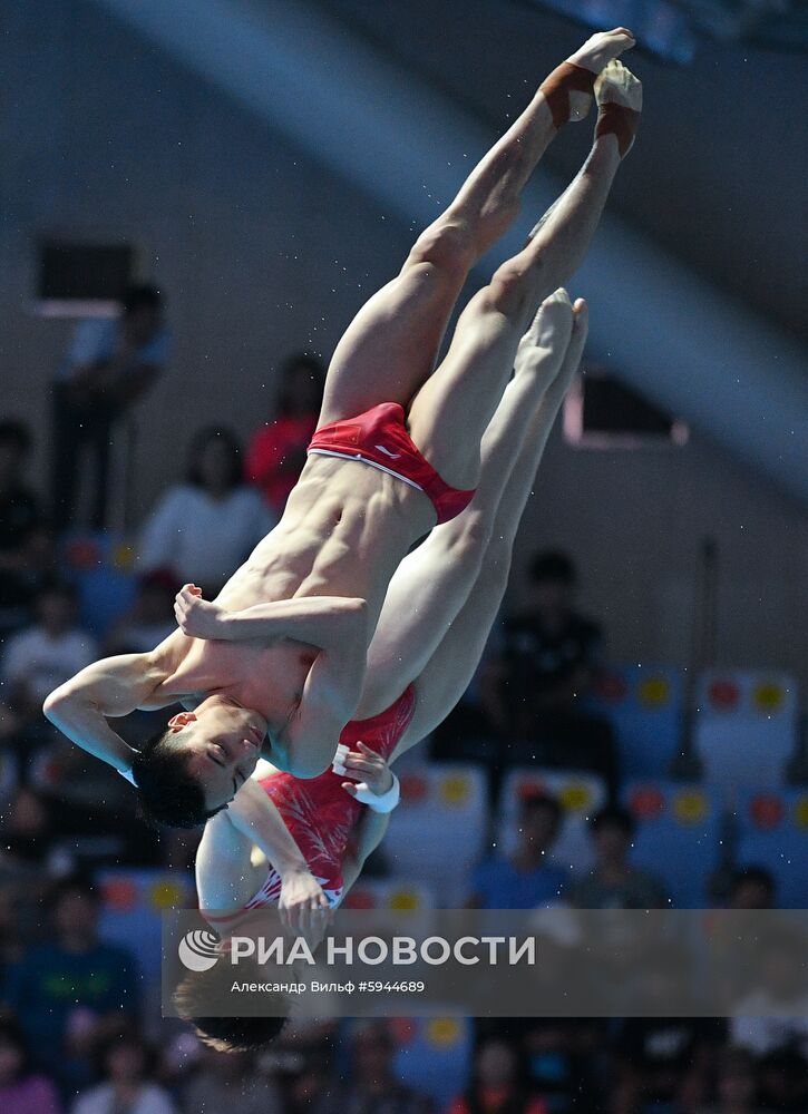 Чемпионат мира FINA 2019. Синхронные прыжки в воду. Смешанные дуэты. Вышка 10 м