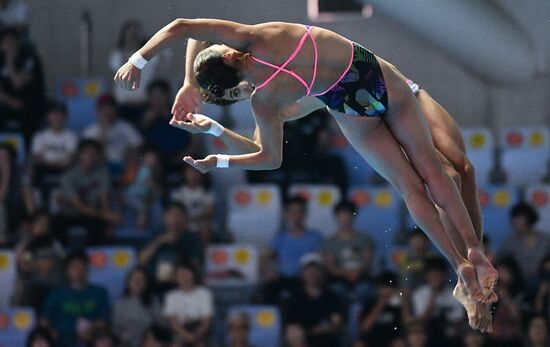 Чемпионат мира FINA 2019. Синхронные прыжки в воду. Смешанные дуэты. Вышка 10 м