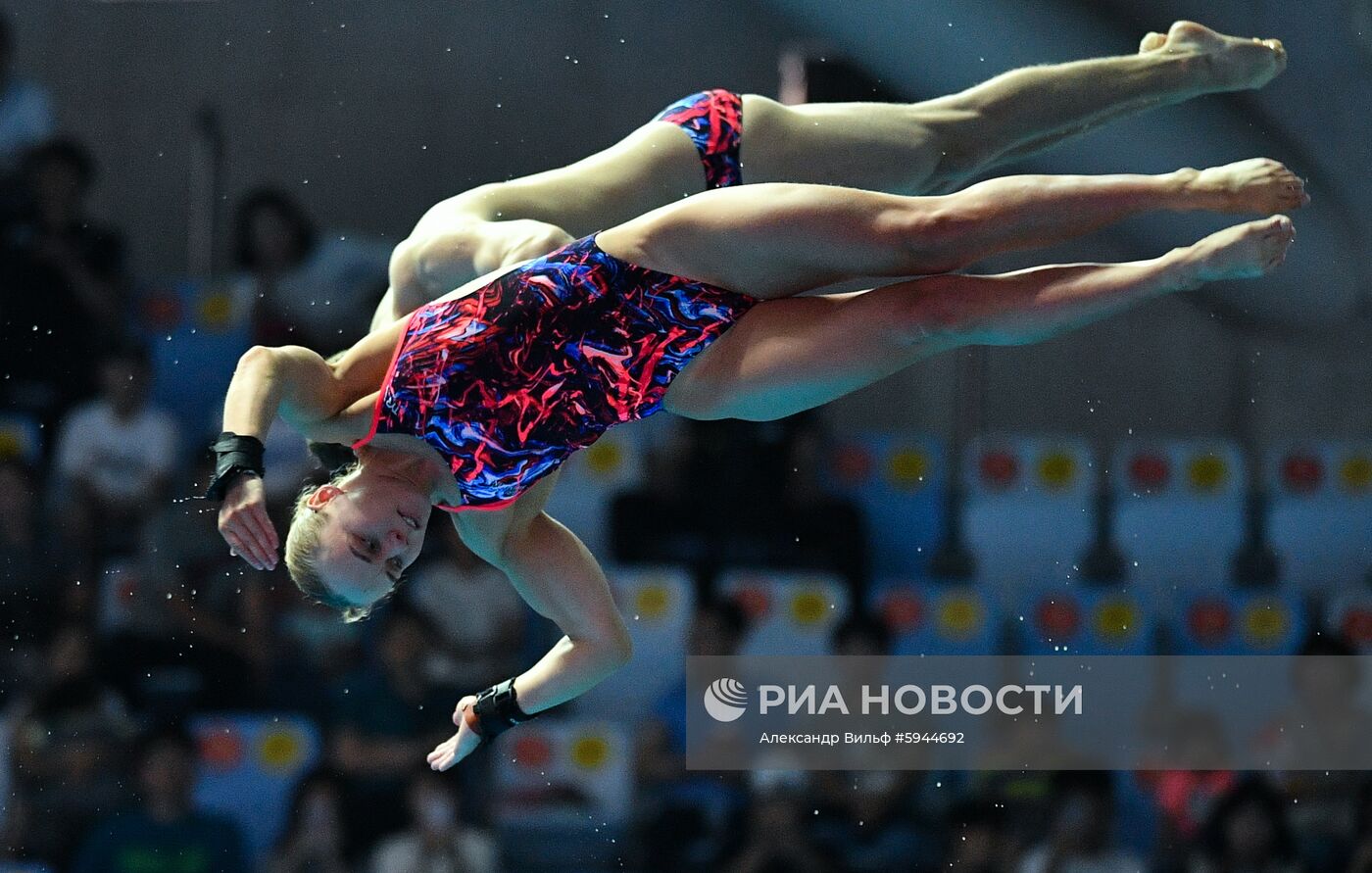 Чемпионат мира FINA 2019. Синхронные прыжки в воду. Смешанные дуэты. Вышка 10 м