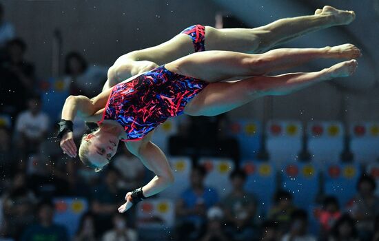 Чемпионат мира FINA 2019. Синхронные прыжки в воду. Смешанные дуэты. Вышка 10 м