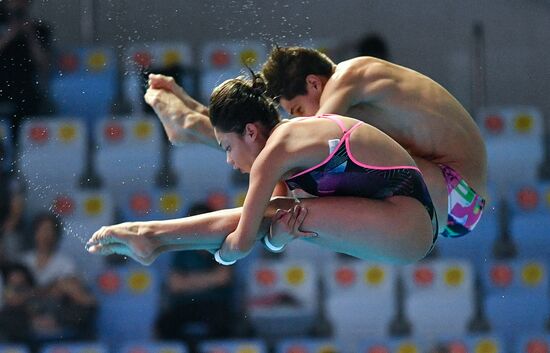 Чемпионат мира FINA 2019. Синхронные прыжки в воду. Смешанные дуэты. Вышка 10 м