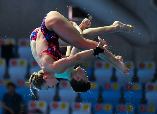 Чемпионат мира FINA 2019. Синхронные прыжки в воду. Смешанные дуэты. Вышка 10 м