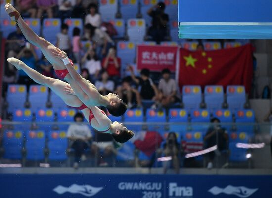 Чемпионат мира FINA 2019. Синхронные прыжки в воду. Смешанные дуэты. Вышка 10 м