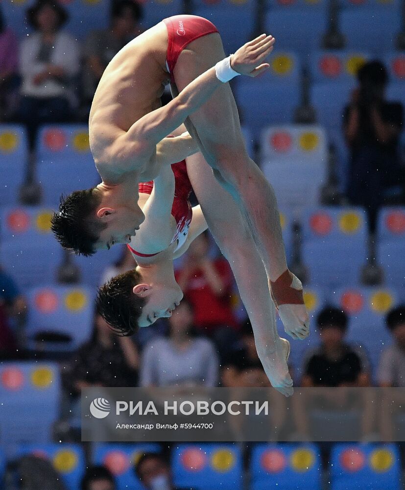 Чемпионат мира FINA 2019. Синхронные прыжки в воду. Смешанные дуэты. Вышка 10 м