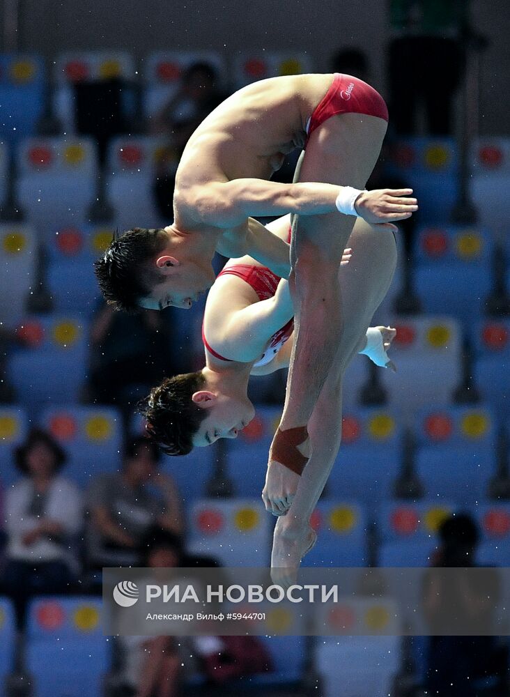 Чемпионат мира FINA 2019. Синхронные прыжки в воду. Смешанные дуэты. Вышка 10 м