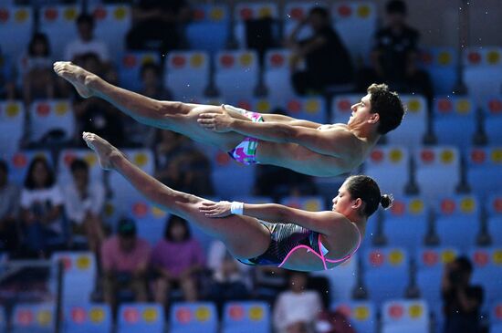 Чемпионат мира FINA 2019. Синхронные прыжки в воду. Смешанные дуэты. Вышка 10 м