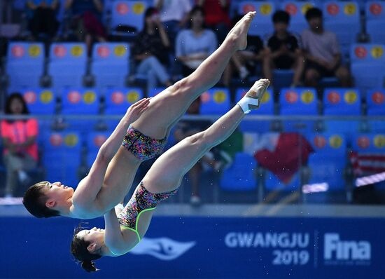 Чемпионат мира FINA 2019. Синхронные прыжки в воду. Смешанные дуэты. Вышка 10 м