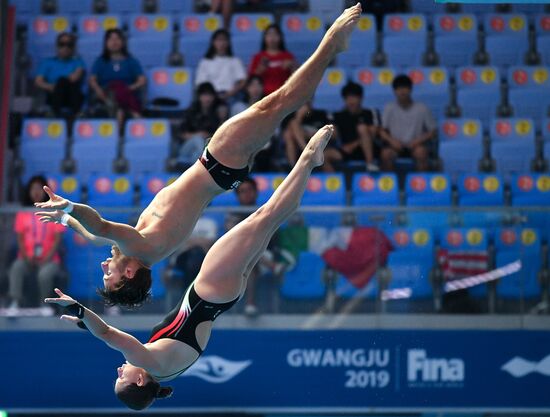 Чемпионат мира FINA 2019. Синхронные прыжки в воду. Смешанные дуэты. Вышка 10 м