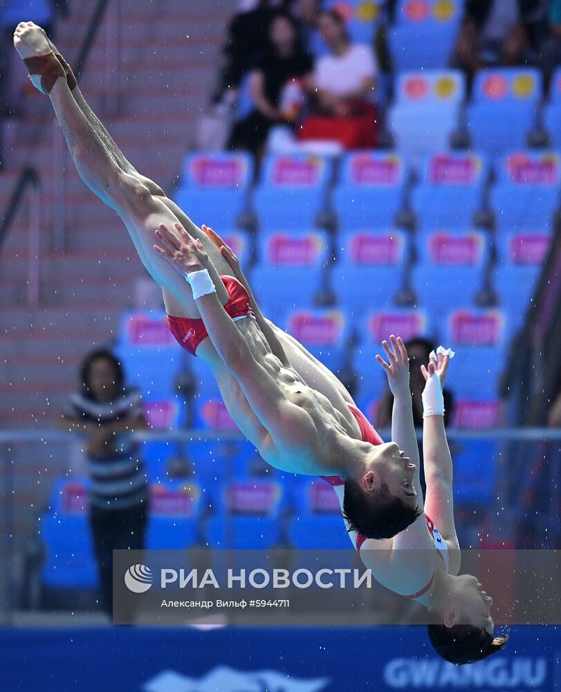 Чемпионат мира FINA 2019. Синхронные прыжки в воду. Смешанные дуэты. Вышка 10 м