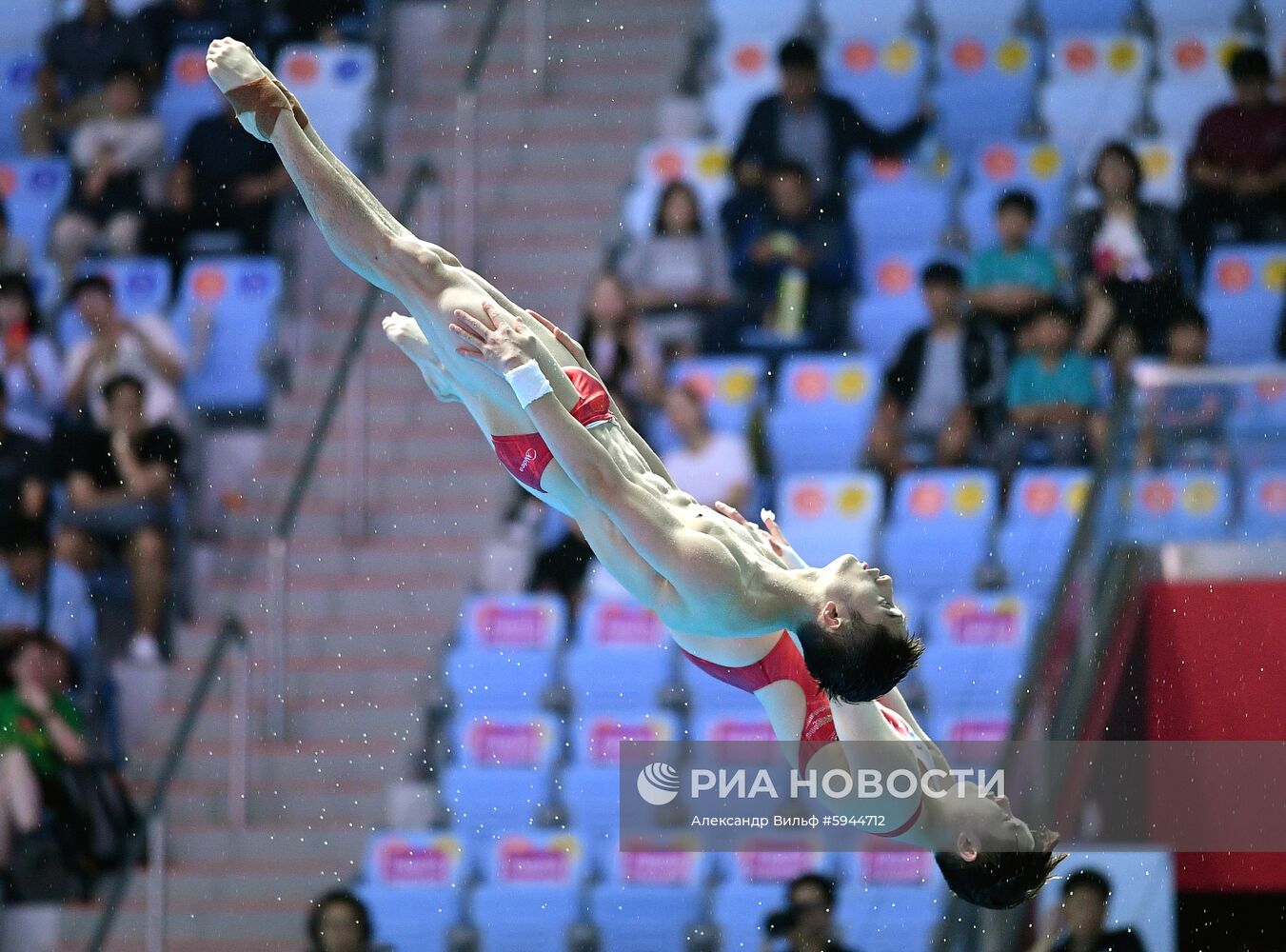 Чемпионат мира FINA 2019. Синхронные прыжки в воду. Смешанные дуэты. Вышка 10 м