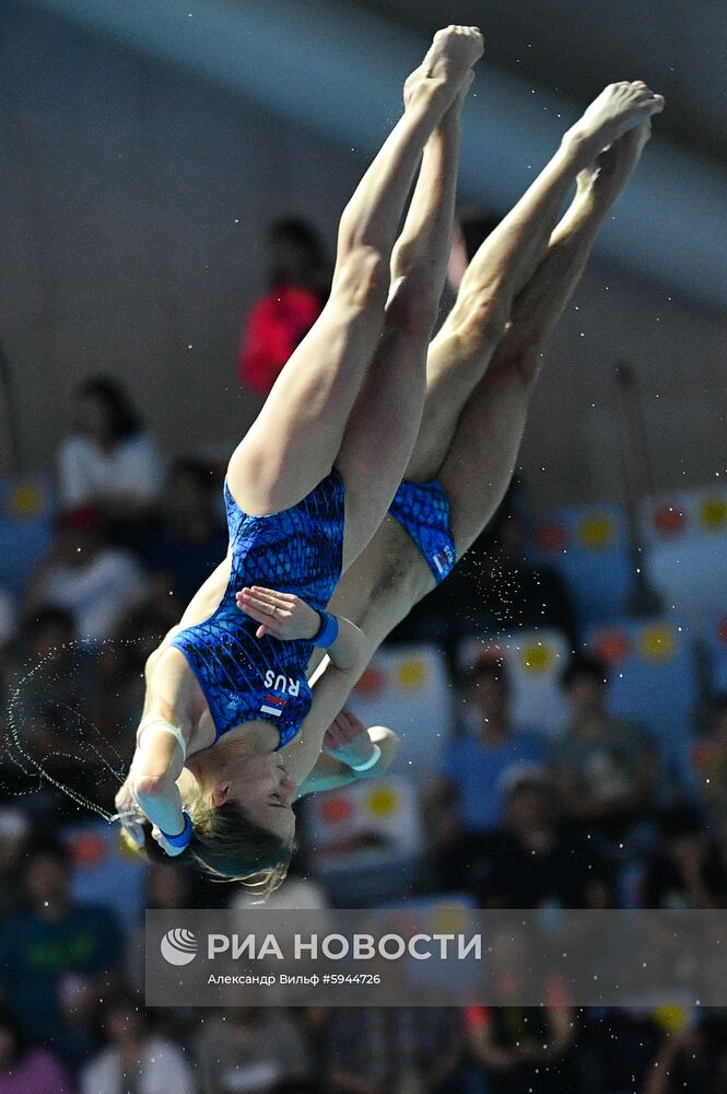 Чемпионат мира FINA 2019. Синхронные прыжки в воду. Смешанные дуэты. Вышка 10 м