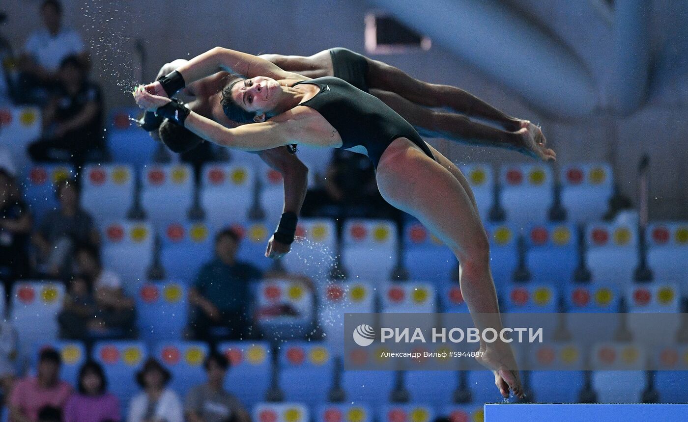 Чемпионат мира FINA 2019. Синхронные прыжки в воду. Смешанные дуэты. Вышка 10 м