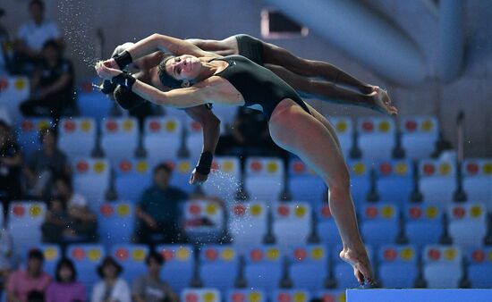 Чемпионат мира FINA 2019. Синхронные прыжки в воду. Смешанные дуэты. Вышка 10 м