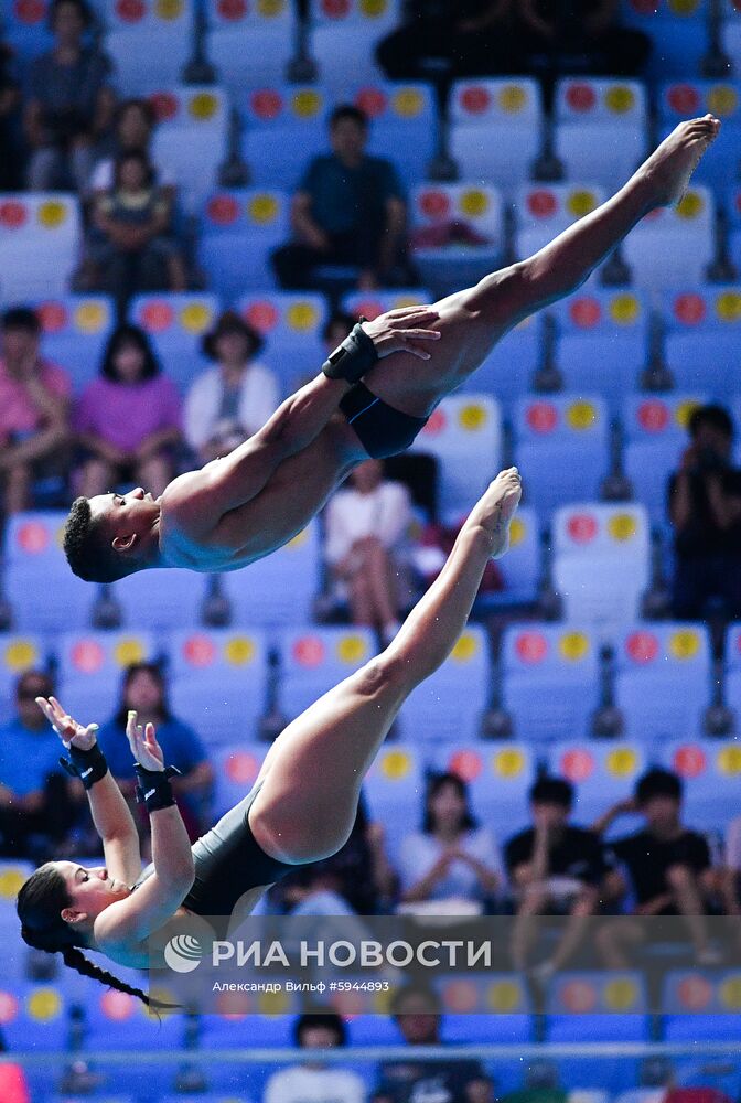 Чемпионат мира FINA 2019. Синхронные прыжки в воду. Смешанные дуэты. Вышка 10 м